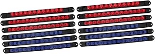 ERINGOGO 12 Peças Porta-Ferramentas De Soquete Organizador De Soquete Métrico 1/2 Unidade Soquete Rack Suporte De Plástico Montagem Magnética Organizadores De Plástico Manga Soquete