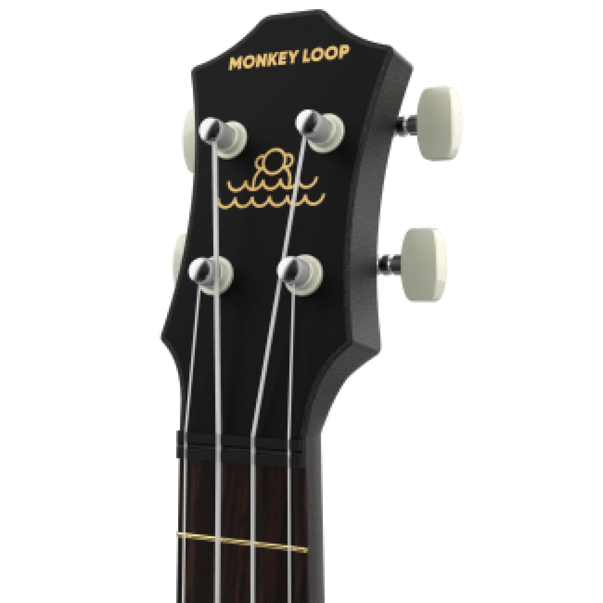 MONKEY LOOP Gorilla Black Ukelele Soprano