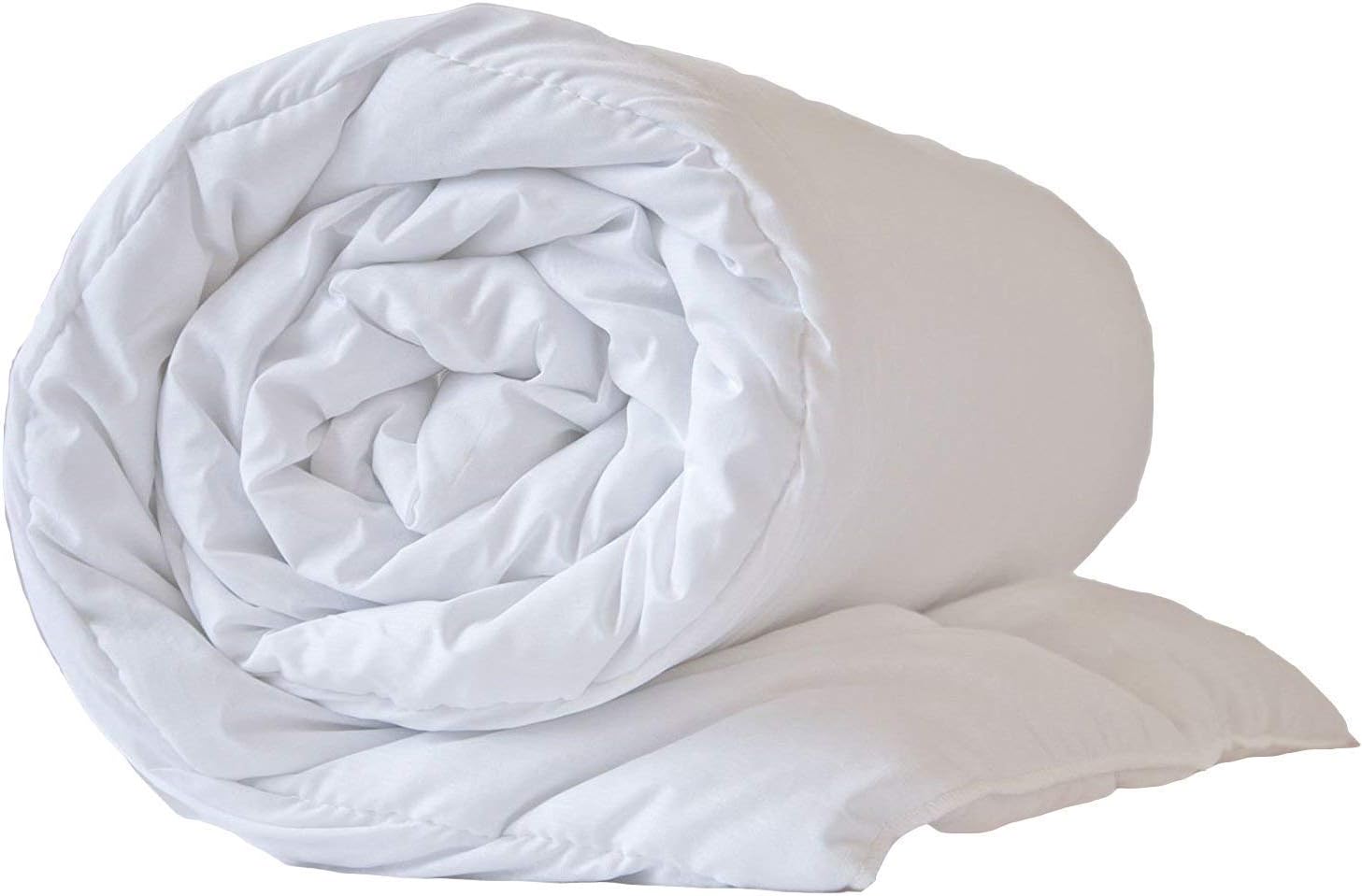 Hotel Quality Pure White Microfibre Peached Duvet SuperKing 4.5TOG Feels Like Down