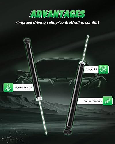 Vista 128 de SCITOO Puntales delanteros completos de resorte para Mercedes-Benz C230 08-09, para Mercedes-Benz C250 10-11, Mercedes-Benz C300 08-11