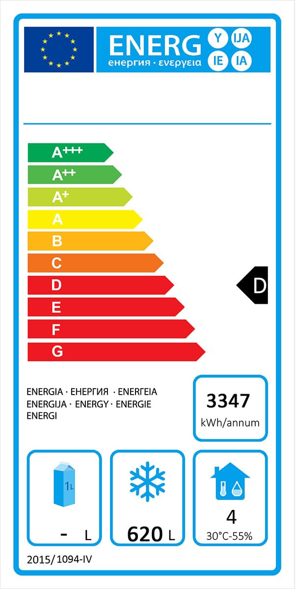 Armoire Réfrigérée Négative 2 Portes Roulettes 900 L - Atosa