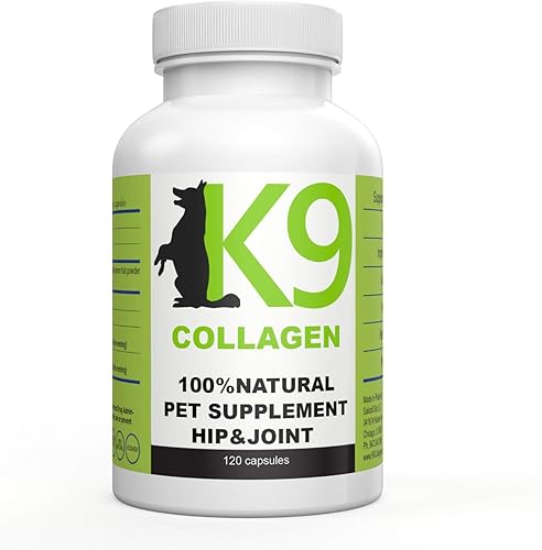 Miniatura 4 de K9 Collagen Suplemento de cadera y articulaciones para perros - Apoya las articulaciones saludables del cartílago y la piel - Ayuda a la