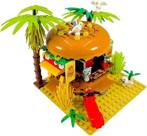 Miniatura 3 de General Jim's Paradise Burger - Juego de bloques de construcción modulares | Experiencia de construcción de ladrillos intrincada y colorida