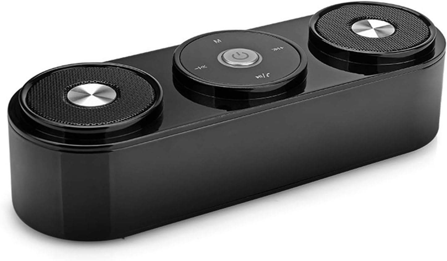 激安通販販売 Duyubing スピーカー携帯電話カードスーパーベース新しいスマートワイヤレスbluetooth屋外の車の携帯用デスクトップジュエリー小さなオーディオ Bluetoothワイヤレスミュージックの再生 Black Color