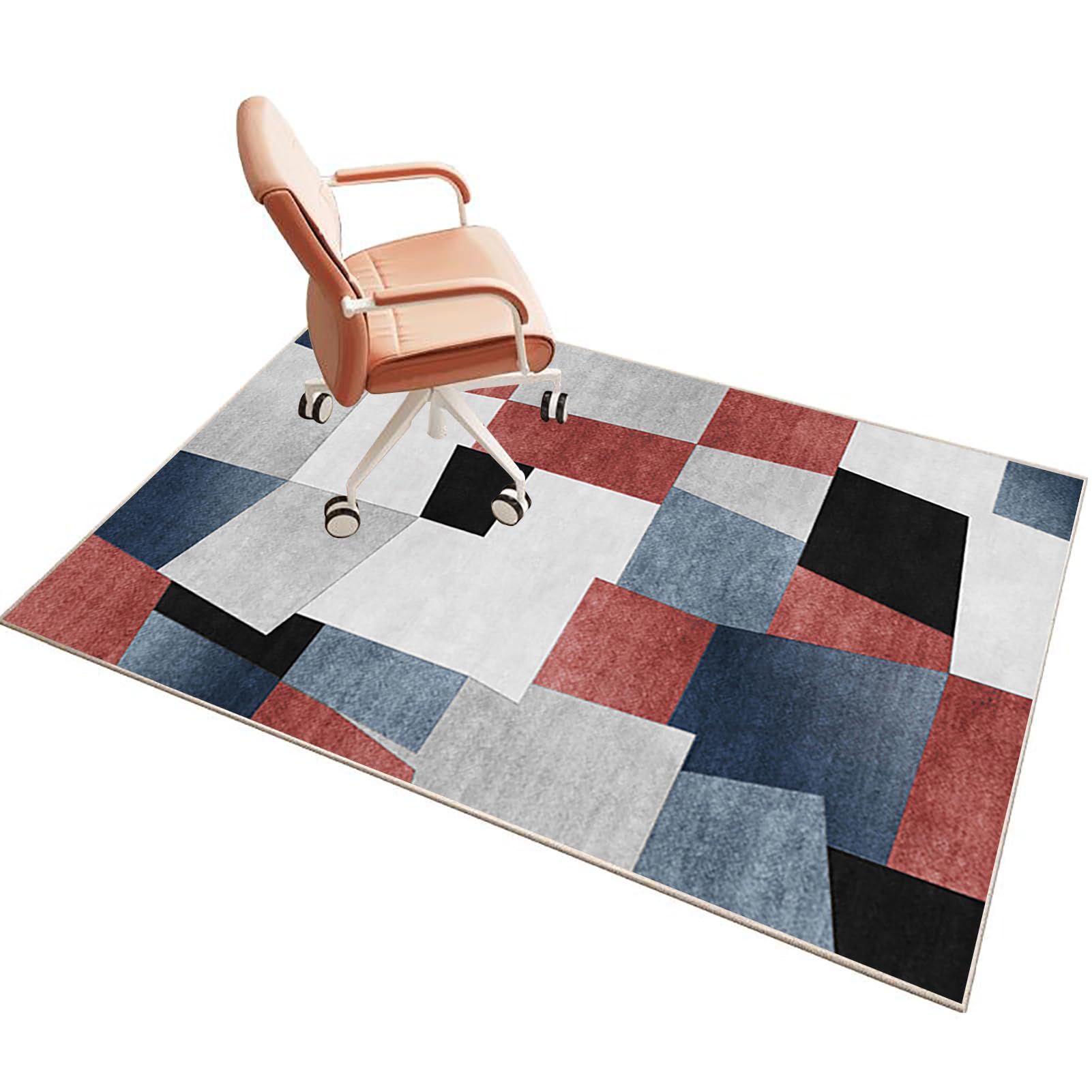 Alfombrilla para Silla de Gaming Oficina Protector de Suelo Alfombra Silla de Ordenador Antideslizante Silla Ruedas Alfombra Suelo Alfombra Silla Escritorio para Suelos Duros Laminado 120 x 160 cm