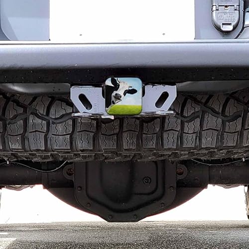 Miniatura 6 de Beabes Cubierta de enganche para receptor de vaca, lindo ganado de granja, vaca, verde leche, prado, cubierta de enganche para receptores de 2