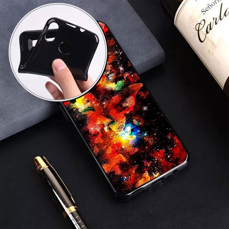 Phone Case for Doogee DK10 (6.67"), with [1 X Tempered Glass Screen Protector], Ultra-Thin Soft Silicone Skin, Black Shockproof Bumper Cover for Doogee DK10 - XT147