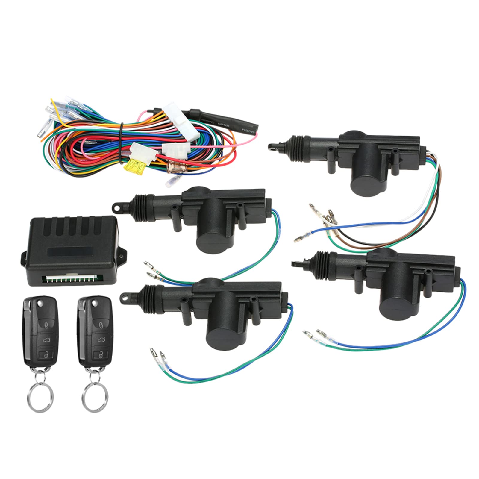 Zentralverriegelung Universal Auto Türschloss Schlüssel Entry System Remote Central Control Locking Kit with Trunk Release Button
