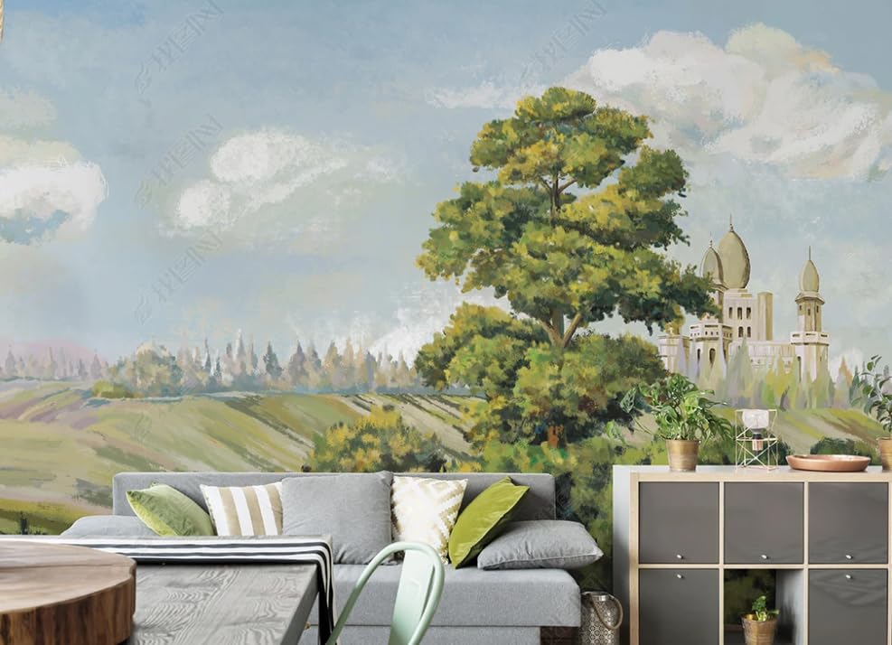 Papier Peint Intissé pour Cacher un Mur Abîmé - Poster Géant Mural Salon 200x140cm