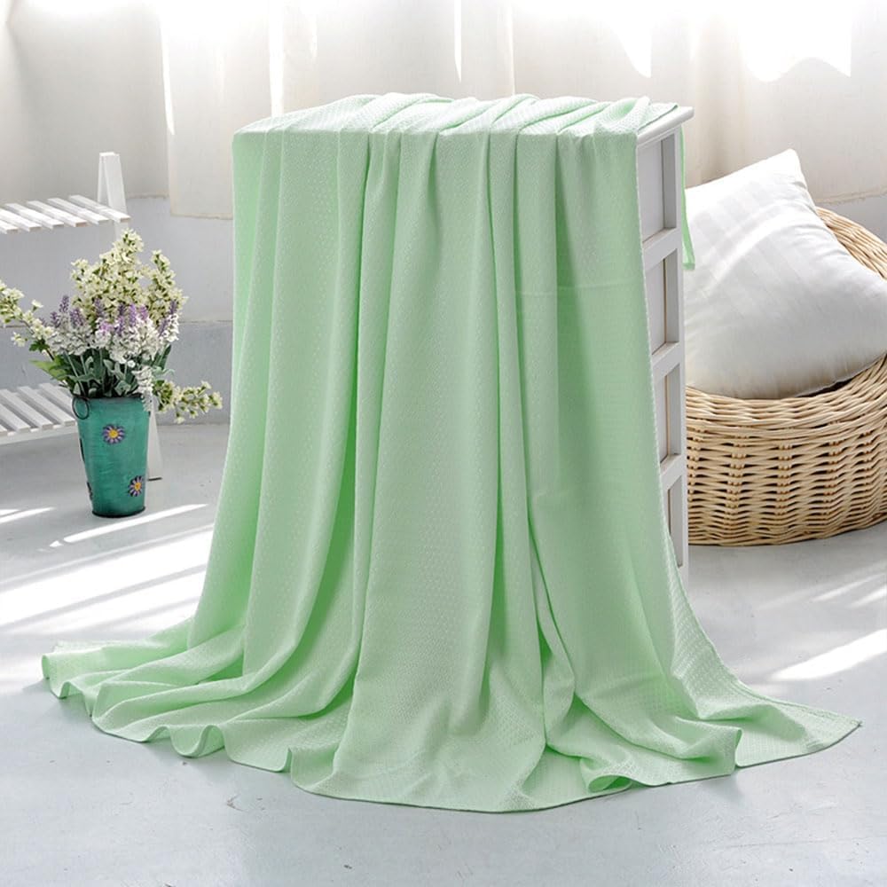 JvFbjLF Blanket – Cooling For Hot Sleepers(Light Green,100x120cm)