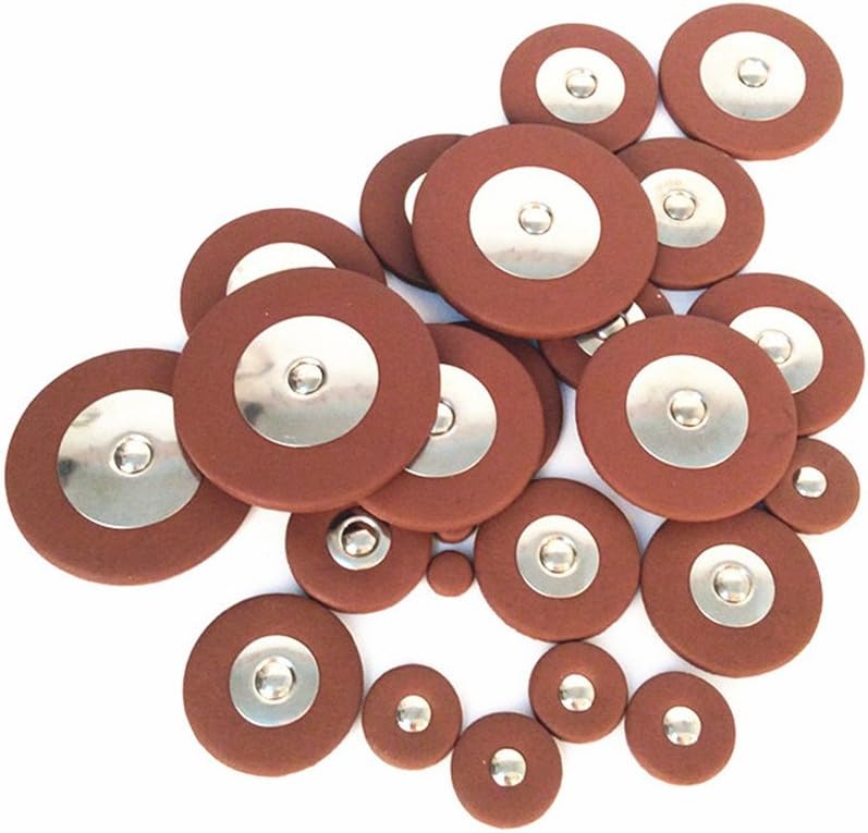 an-do-er Saxophone Sax Leather Pads Replacement (for Alto Saxophone) : Musical Instruments