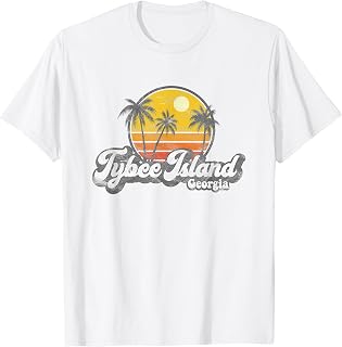 Tybee Island GA Retro 70's Vintage Surfer Gift T-Shirt