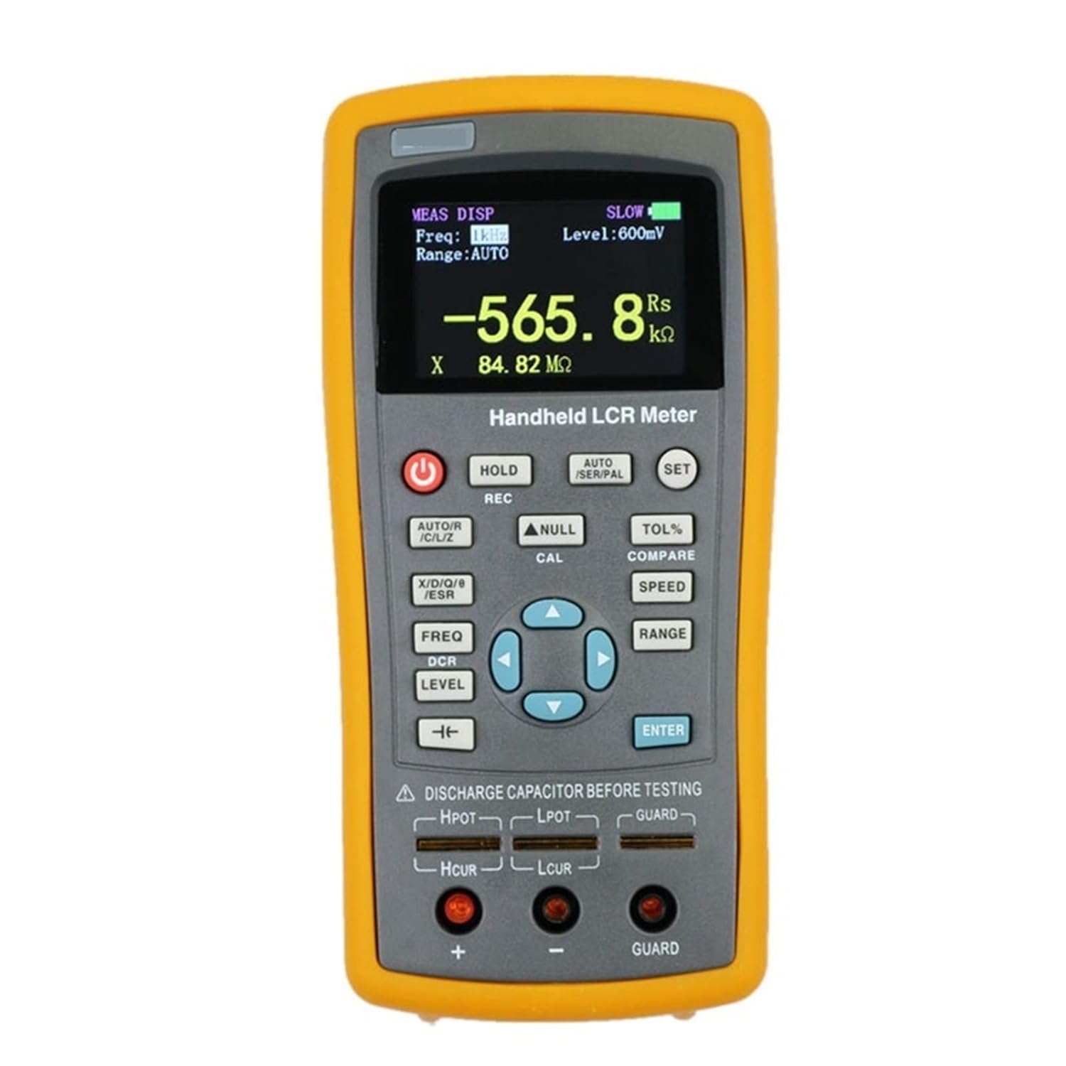 Handheld LCR Meter 100Hz～10kHZ 0.2% Accuracy Digital Bridge Tester ET431 High Precisionlcr Digital Capacitance Inductance Resistance Meter Tester