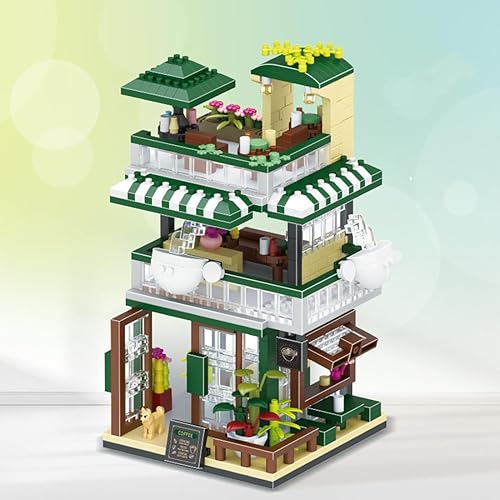 Miniatura 6 de Mini juguetes de bloques de construcción de casa, más de 1000 piezas de bloques de construcción en miniatura para adultos y niños mayores de 14