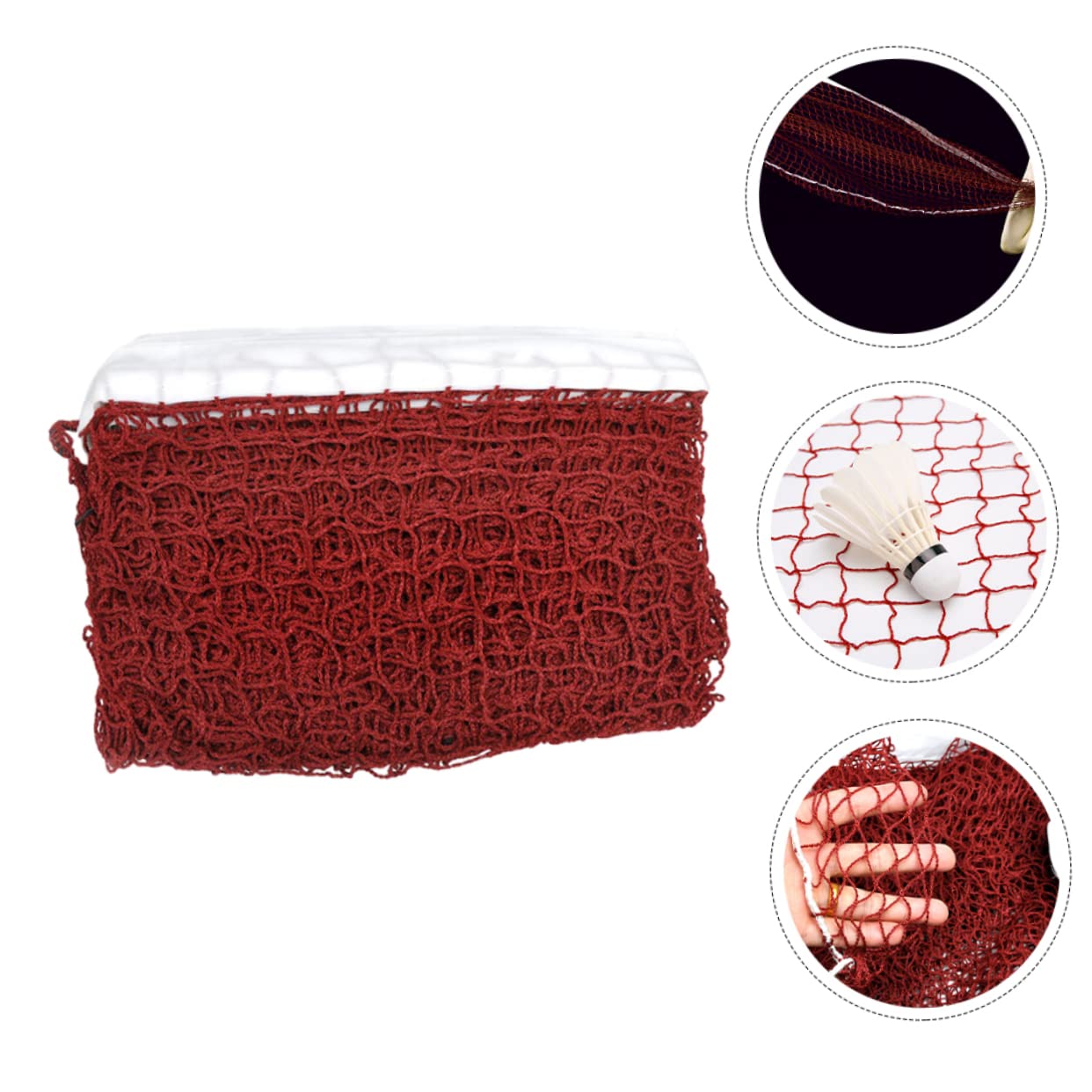 Mipcase Portable Badminton Net Volleyball Net Outdoor/Indoor 6.1m x 0.76m Durable Nylon Easy Folding