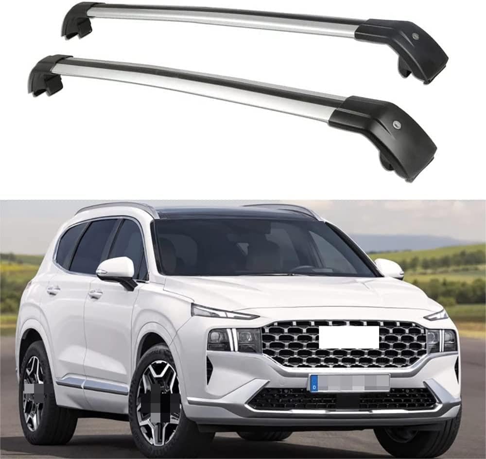 2 StüCk Auto Dachträger Querträger für Hyundai Santa Fe 2013-2020, Car ...