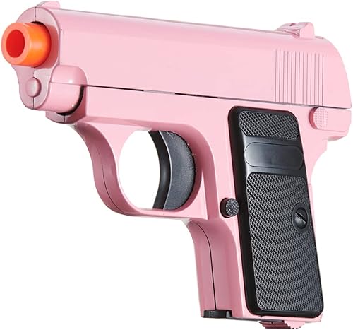 Miniatura 4 de PINK 240 FPS 1906 Pistola de Airsoft con resorte metálico Pistola de Airsoft de bolsillo compacto - ROSA