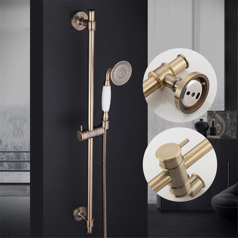 DFGHNBVC Wall Shower Mixer Waterfall Bathroom Faucet Bronze Brass Bathroom Mixer Bath Taps Shower System Set Decoration