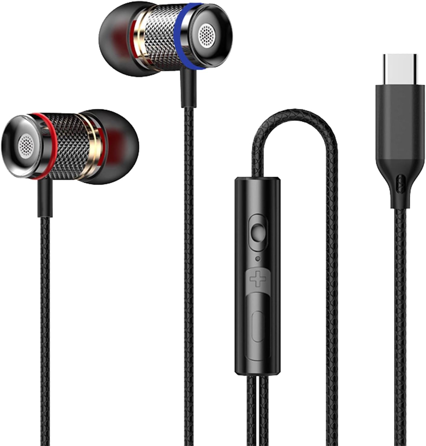 DSVOTVOT USB C Headphones, Earphones with Microphone,Type C Stereo Sound Headphones