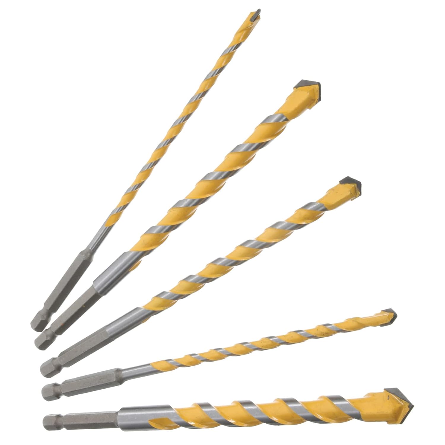 Veemoon Multi-Functional Concrete Hole Saw Drill Bit Set Masonry Profile Tile Drill Bits for Drilling