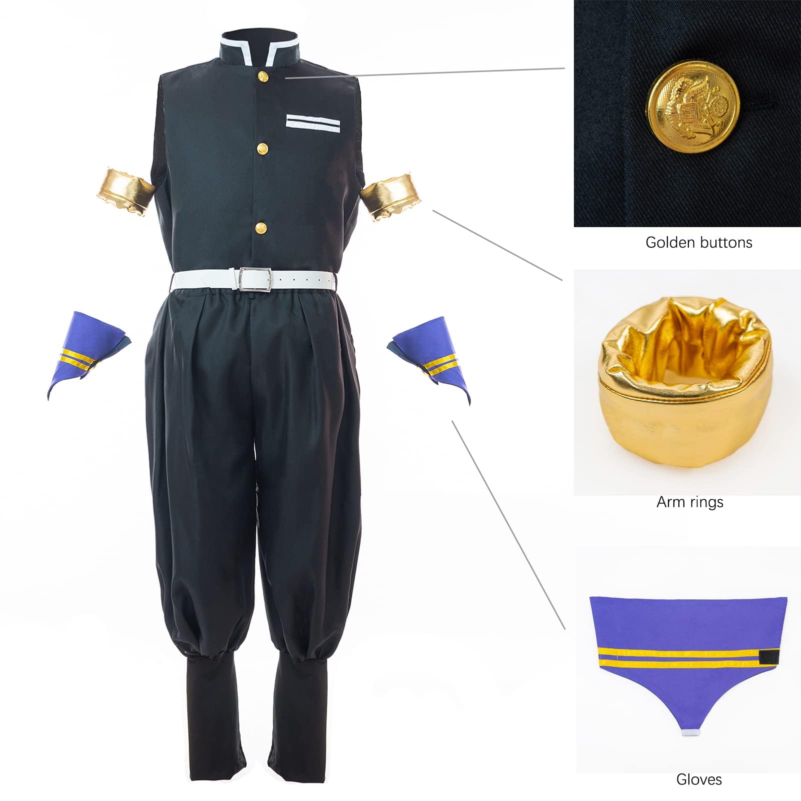CR ROLECOS Demon Slayer Cosplay Disfraz Tanjirou Zenitsu Giyuu Anime Cosplay Kimono