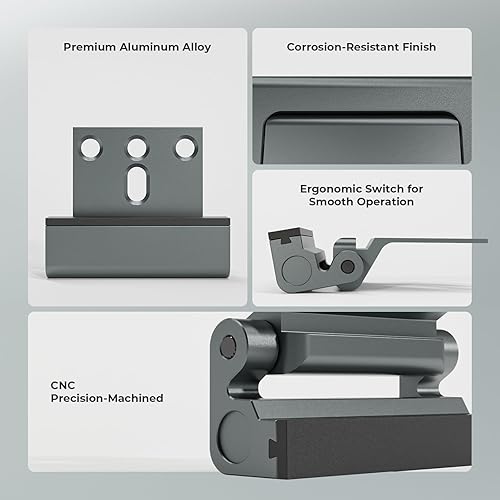 Miniatura 8 de Paquete de 2 cerraduras de refuerzo de puerta de seguridad para el hogar, a prueba de niños, cerradura de puerta para seguridad de niños, tapón