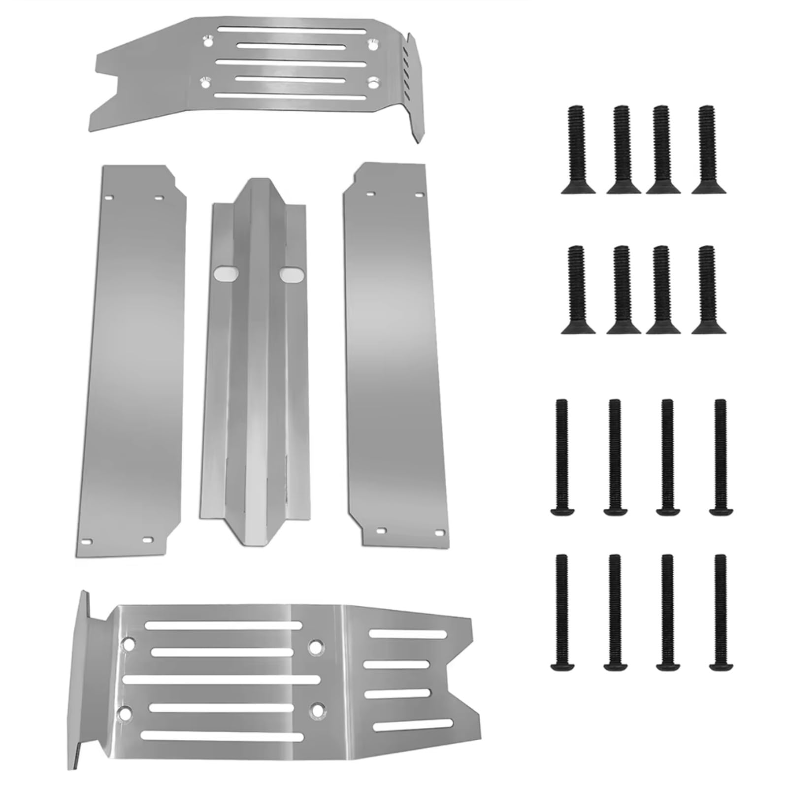 Compatible con X-MAXX 1/5 RC para Accesorios De Actualización Camión para Buggy Acero Inoxidable para Conjunto Protección Placa Protectora Chasis Modelos RC