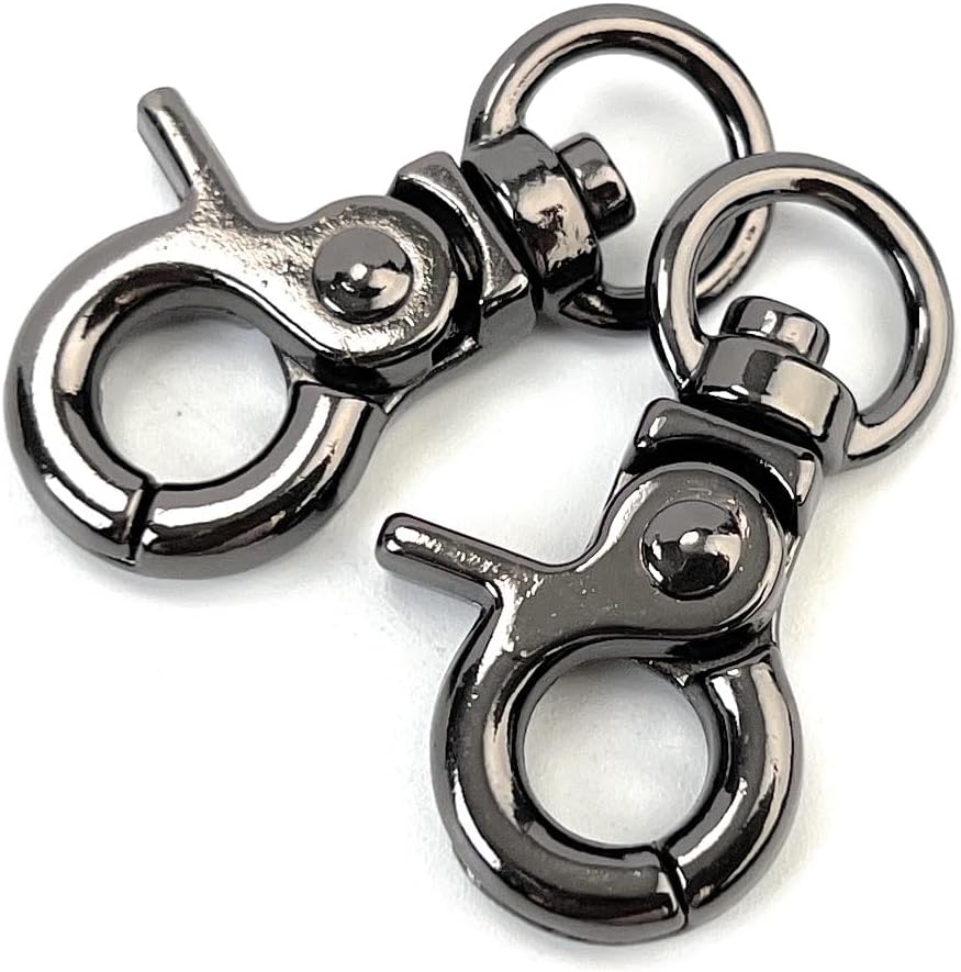 10 Pcs 3/8'' Bronze Swivel Trigger Snap Hooks