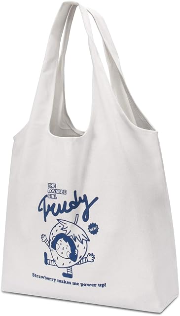 CGBE Canvas Tote Bags with Inner Pocket Reusable Grocery Bags Bulk Reusable Shopping Bags Large Capacity Machine Washable