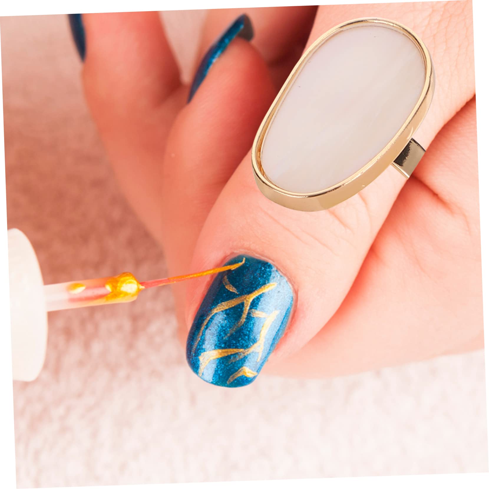 FRCOLOR 30 Pz Tavolozza Ad Anello Para Uñas Paletta Per Il Trucco Strumenti Per Unghie Per Nail Art Tavolozza Di Miscelazione Miniunghia Strumenti Per Manicure Resina Chiodo