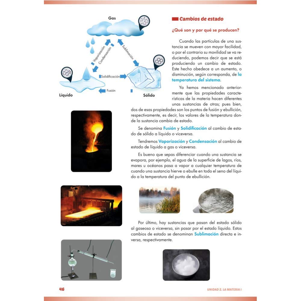 Física y Química 2 Educación Secundaria - Libro de Aula | Física y Química 2º ESO - Editorial GEU