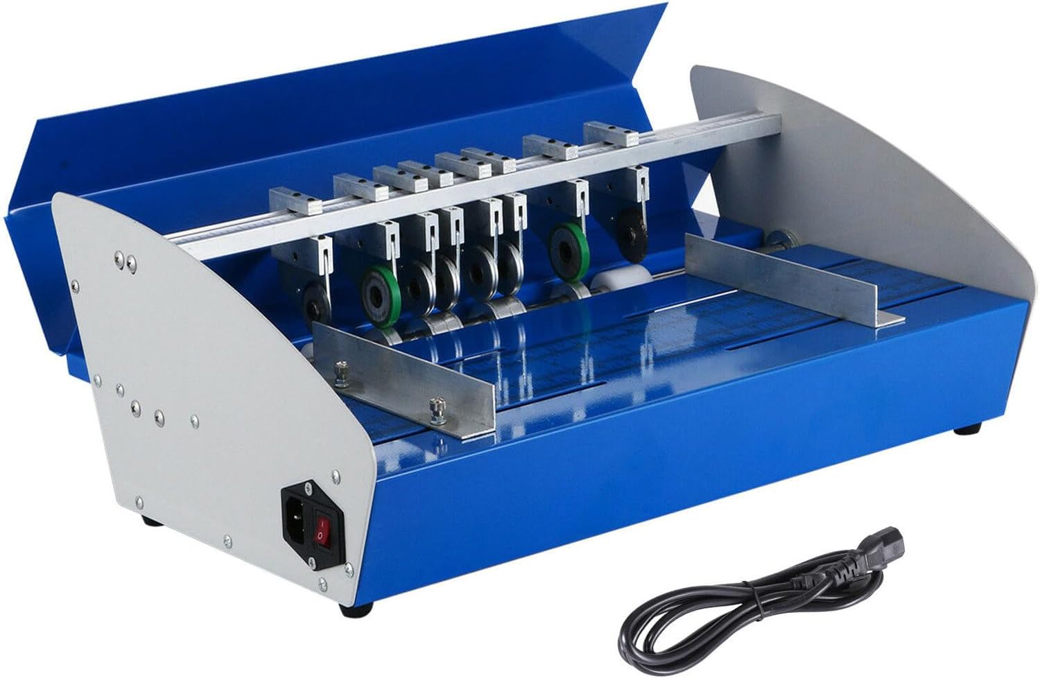 3 in 1 Electric Creasing Machine, Professional Paper Creaser with Dotted Line Perforating & Cutting, Adjustable Depth for Thick Cards, Invitations and Photo Books