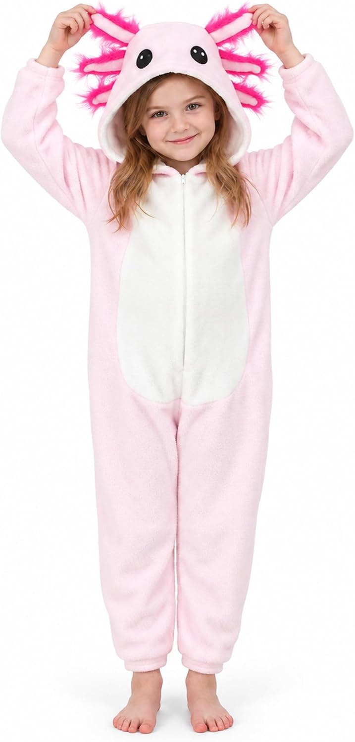 Cat Costume Kids Halloween Animal Onesie for Girls Boys