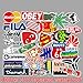 Produktbild 100PCs Pegatinas Auto Aufkleber und Abziehbilder Tide Brand Logo Dekorative Graffiti Motorrad Aufkleber Briefpapier Süße Aufkleber TZC01G