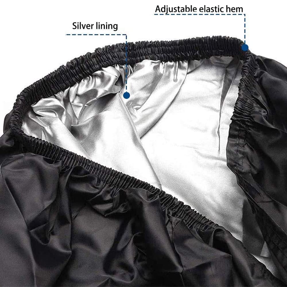 Cubierta impermeable para cortacésped, cubierta para tractor, almacenamiento al aire libre, polvo, nieve, para montar en el césped, cubiertas protectoras para cortacésped, 54 x 26 x 35 pulgadas