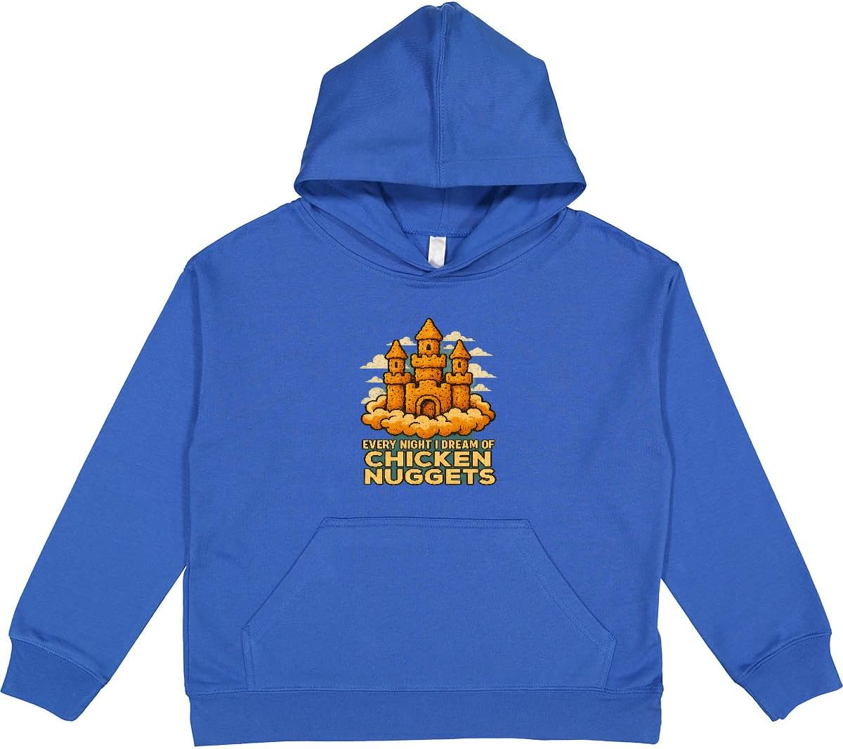 inktastic Chicken Nugget Dreaming Youth Hoodie Sweatshirt
