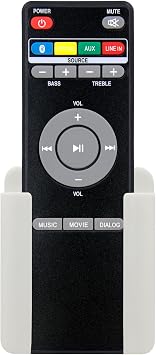 Replacement Remote Control for ilive ITBSW397B ITBSW399B ITBSW421B ITB474B ITB296B ITB295B ITB195B ITB195 ITB295 HD Soundbar Sound Bar with Mounting Bracket
