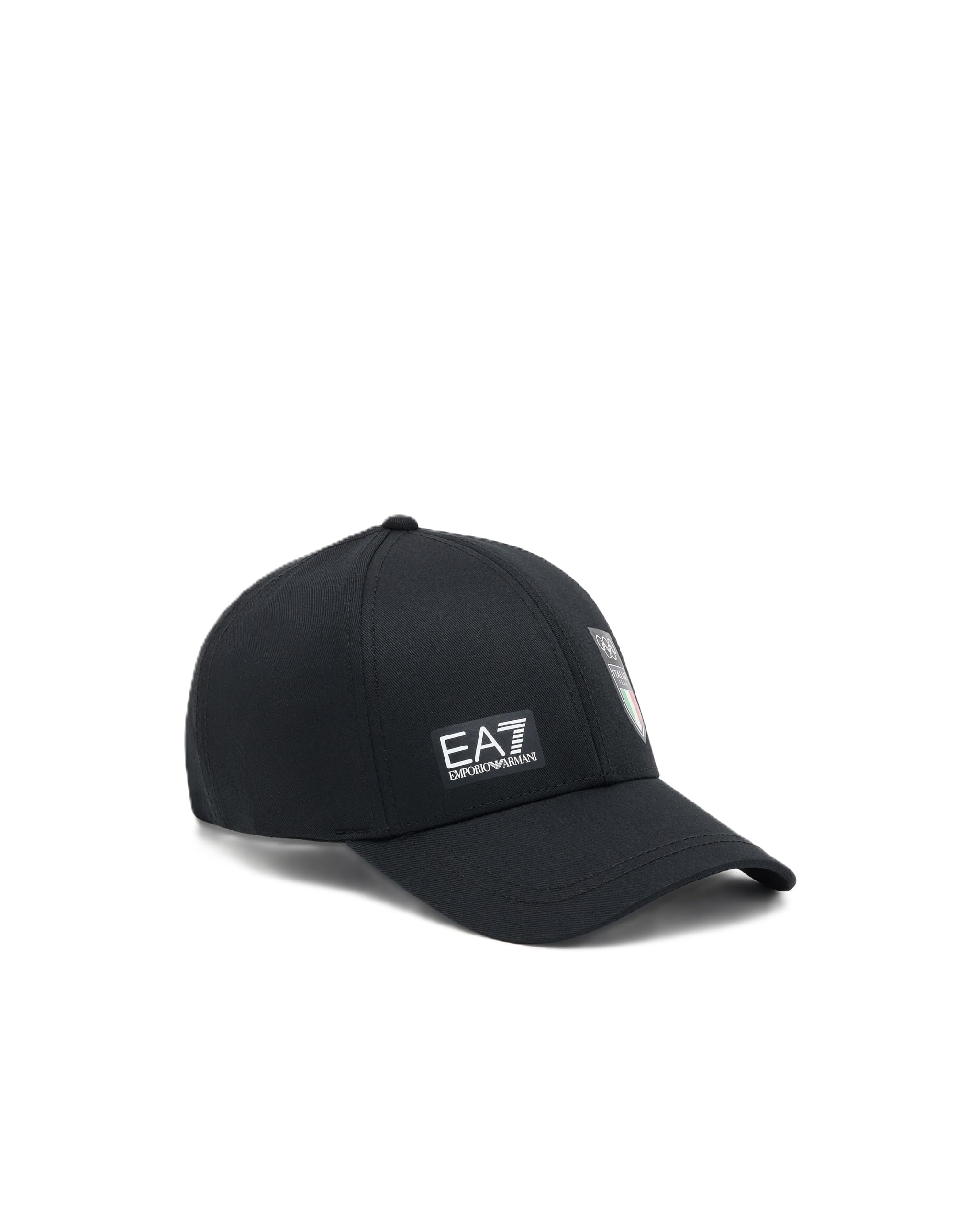 Emporio Armani EA7 Italia Zimowe Igrzyska Olimpijskie 2026, Unisex Bawełniana Czapka Baseballowa, 7X000662