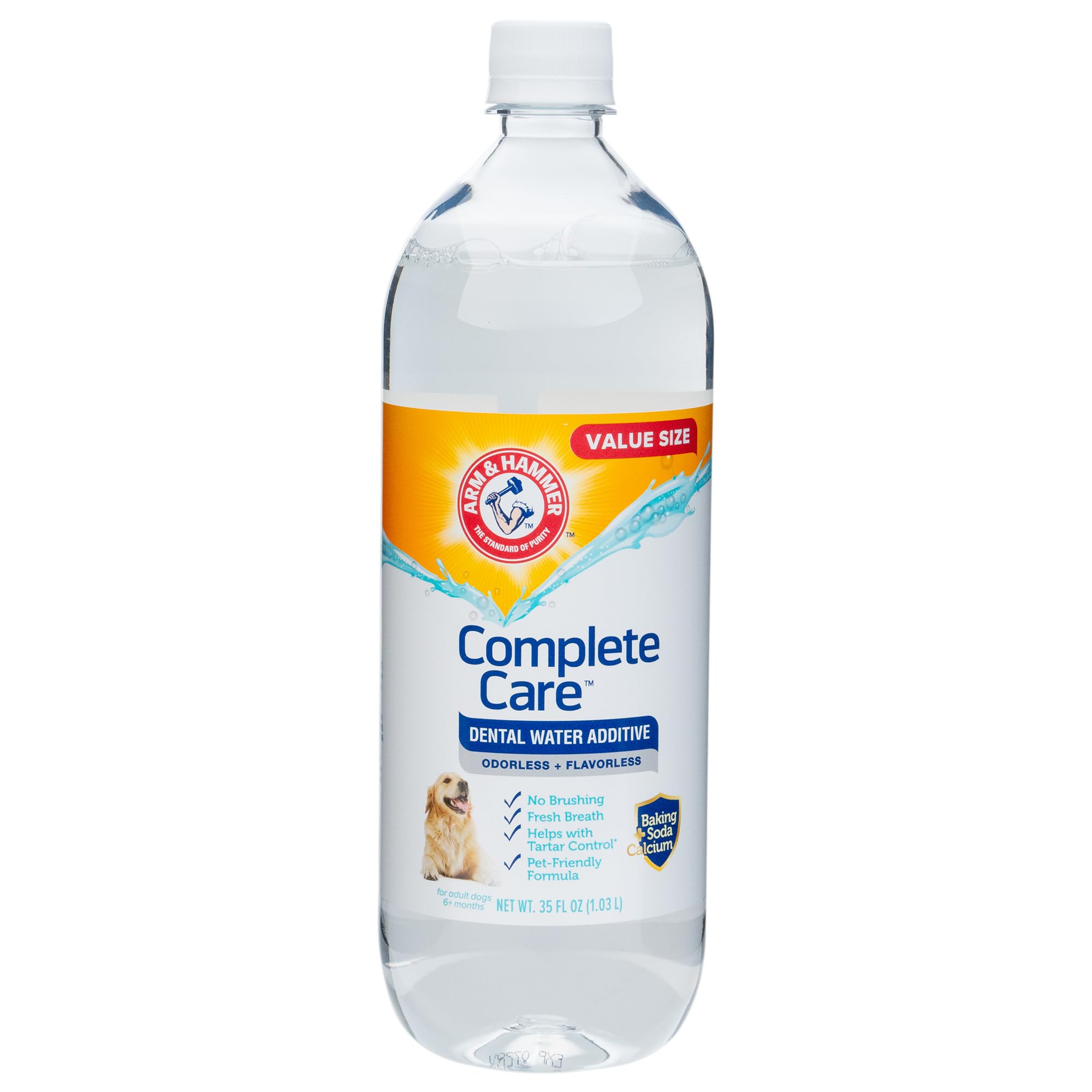 Arm &amp; Hammer Complete Care Dog Dental Water Additive, 35 Fl Oz