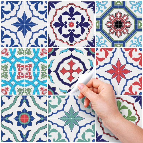 RE-COVERTILES, Tile Stickers for Bathroom and Kitchen 24 Pcs 10x10 cm - Image 2