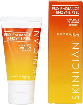 قشر إنزيم Advanced Pro-Radiance - قشر الوجه خارج البشرة للحصول على بشرة أكثر إشراقًا - قناع الوجه AHA Beauty - قشر إنزيم الفاكهة المضاد للشيخوخة - نباتي وأمبير. خالي من القسوة 50 مل