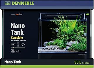 Dennerle Nano Tank Complete, 35 Liter - 40 x 32 x 28 cm - Nano Aquascaping Aquarium