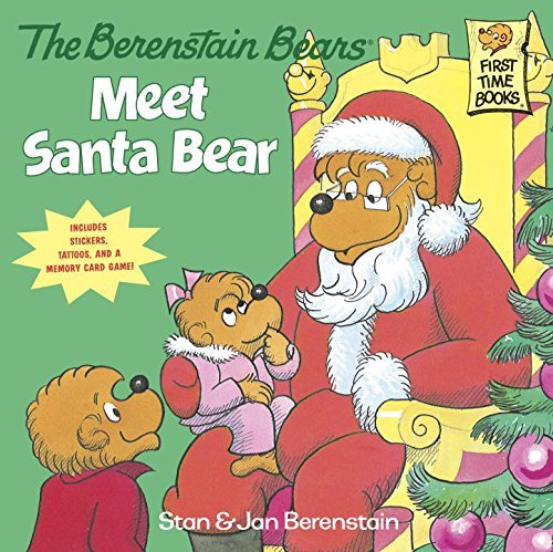 The Berenstain Bears Meet Santa Bear (Deluxe Ed... B01B9A76OM Book Cover