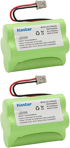 Miniatura 7 de Kastar Paquete de 1 batería Ni-MH de 4.8 V 2200 mAh de repuesto para Uniden Bearcat Sportcat BBTY0356001, BP-120, BP120, BP-150, BP-180, BP180