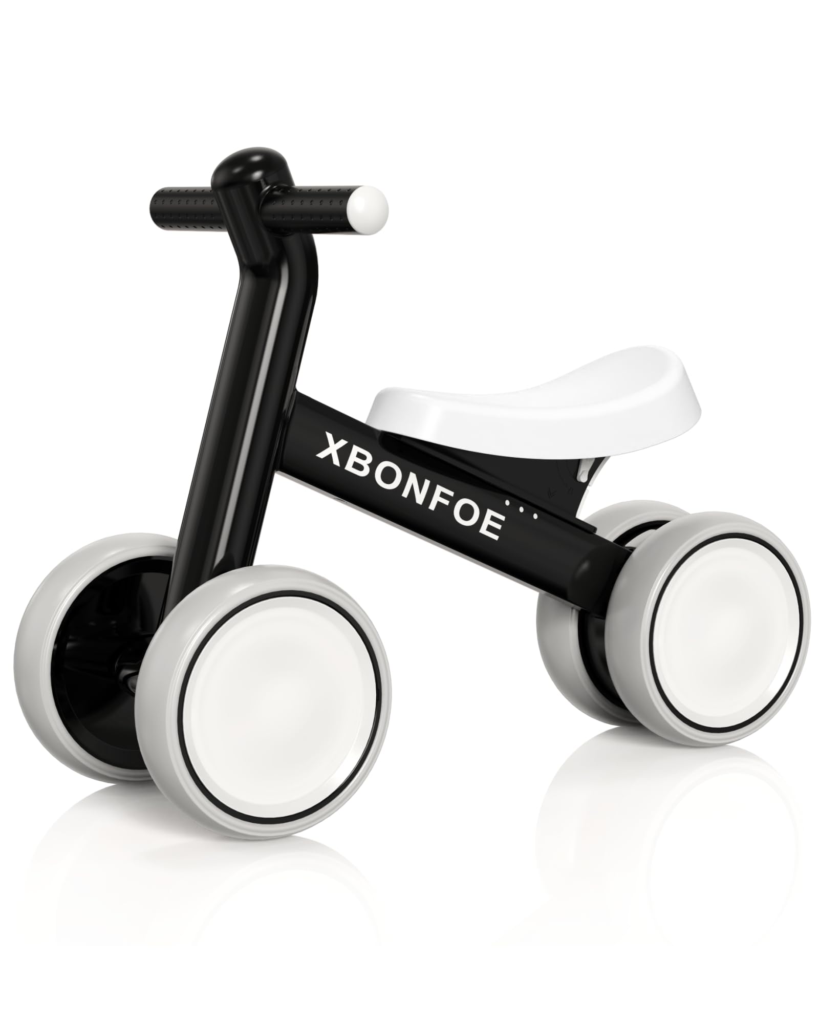 Baby Balance Bike for 1 Year Old Boys Girls, 10-24 Month Toddler Balance Bike, Baby Bike with No Pedal 4 Silence Wheels, First Ride on Toys with Adjustable Soft Seat, First Birthday Gifts