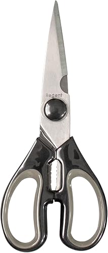 Regent Kitchen Scissors, Black/Grey