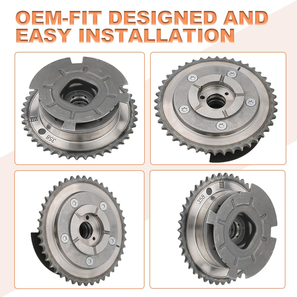 JDMON Variable Valve Timing (VVT) Sprocket Gear Compatible with GMC Sierra 1500 Yukon XL Chevy Camaro Corvette Silverado Suburban Cadillac Escalade ESV 2014-2021 5.3L 6.2L Replace 12623368 918706