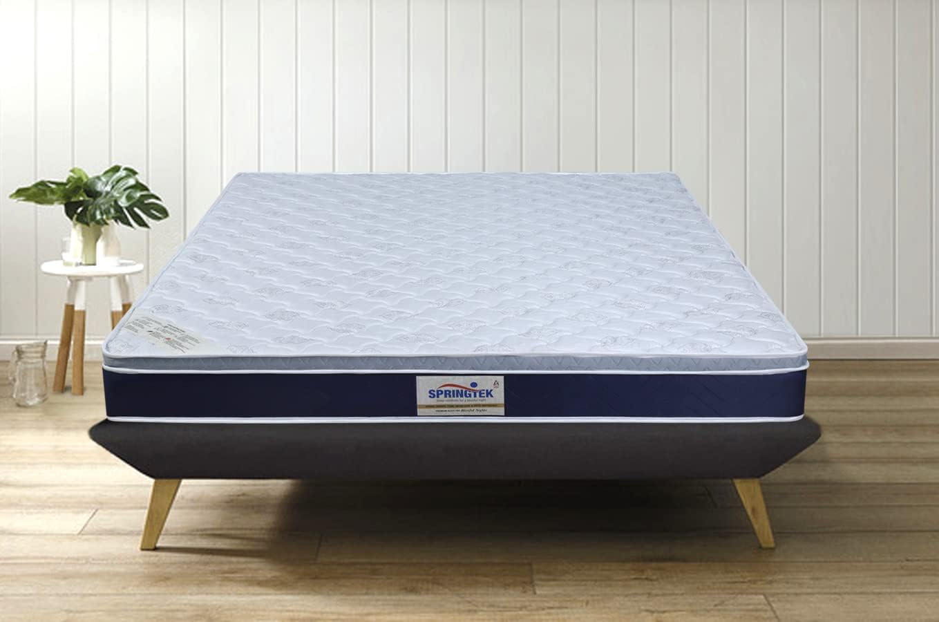 Springtek Dreamer Euro Top Memory Foam Bonnell Spring 6-Inch Queen Bed Spring Mattress (75x60x6)