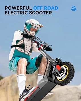 M4 Electric Scooter for Adults Escooter with Seat Off Road E Scooter Fast 25-30mph 15Ah Long Range 40 Miles 300 Lbs+ Heavy Duty Electric Scooters All Terrain Foldable for Teens Commuting