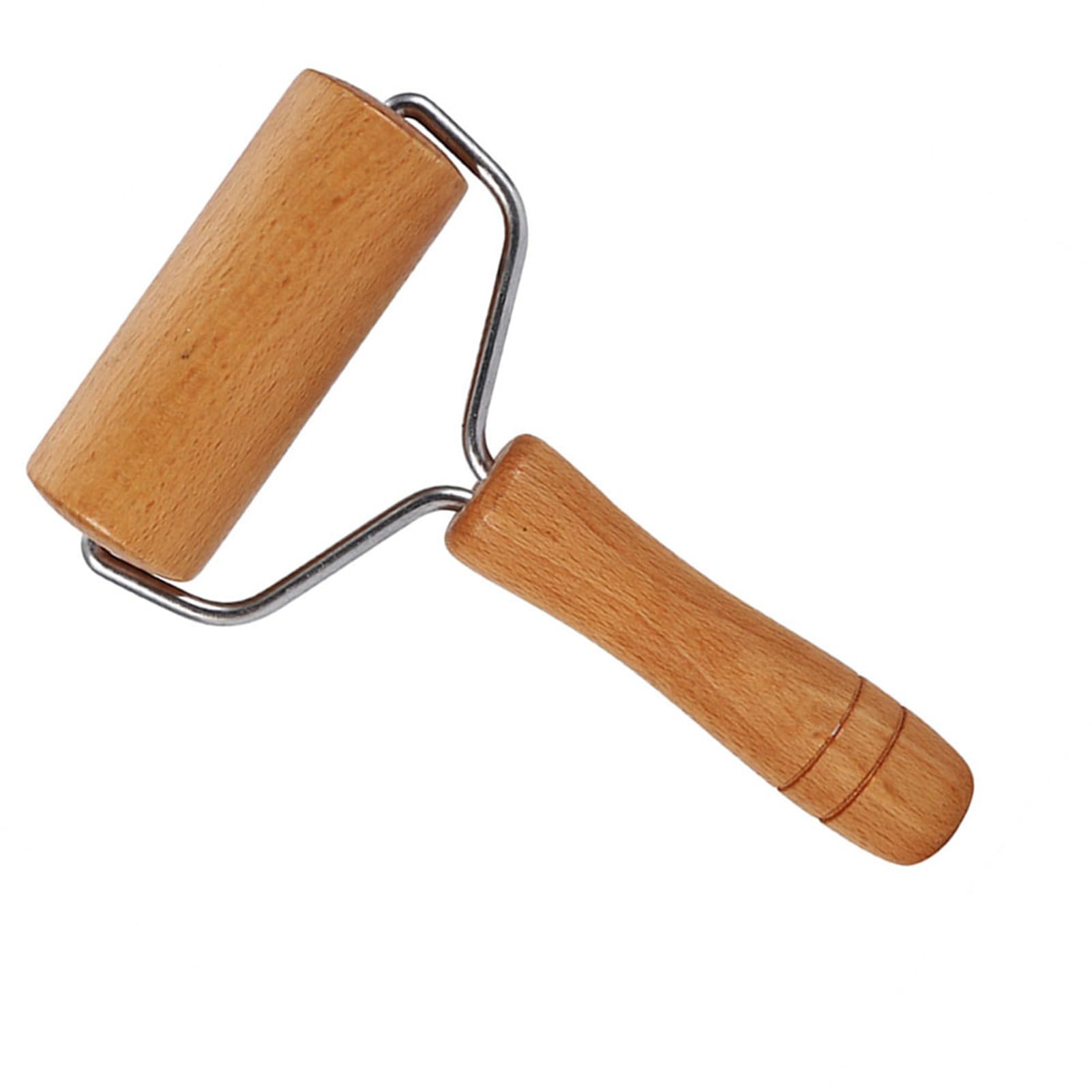 Rodillo para Repostería y Pizza, Rodillo para Panadero, Utensilios de Cocina de Madera para Hornear (Estilo 2)